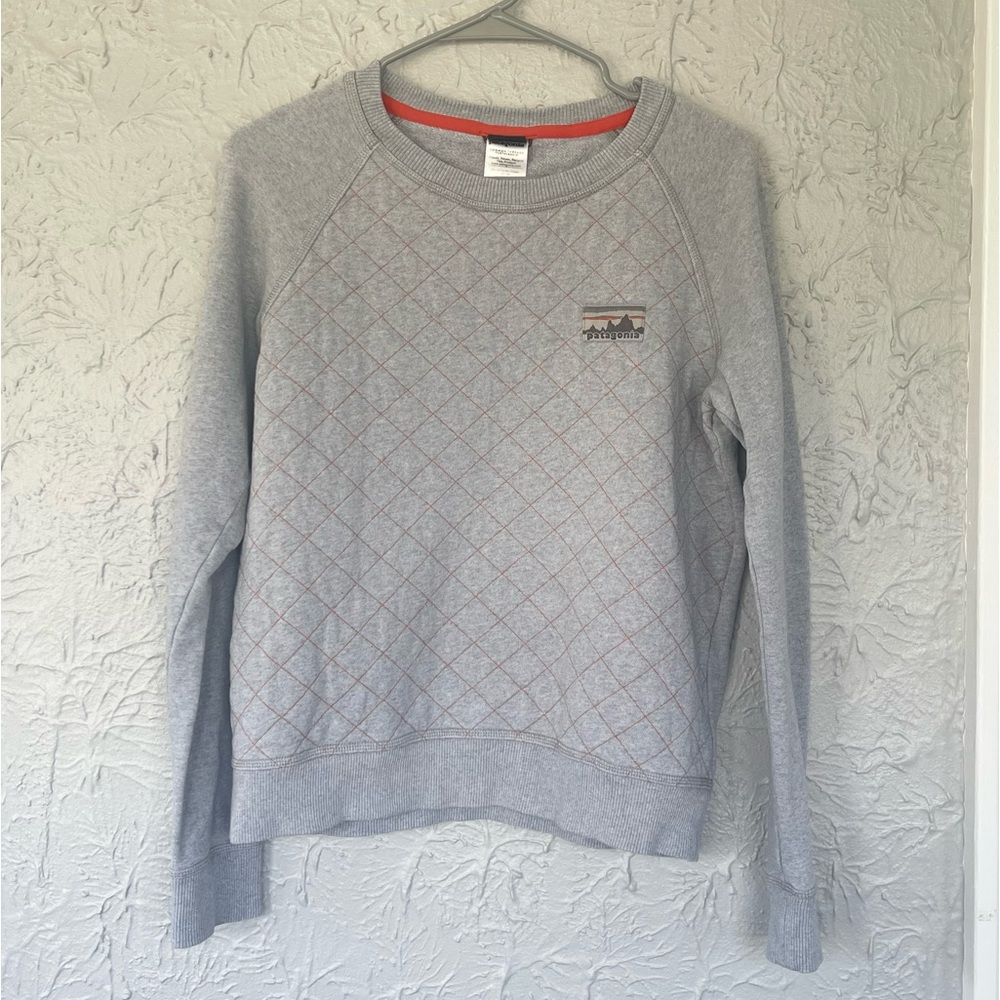 Patagonia Quilted Crew Neck Sweatshirt Size Small